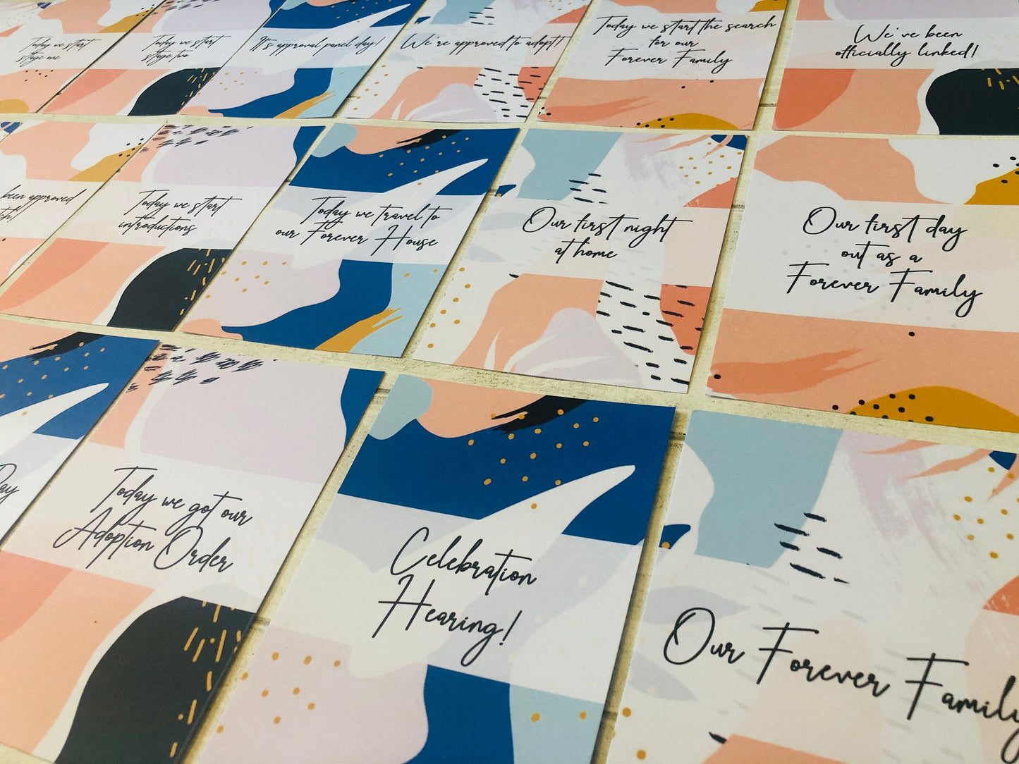 Tropicana Adoption Milestone Cards