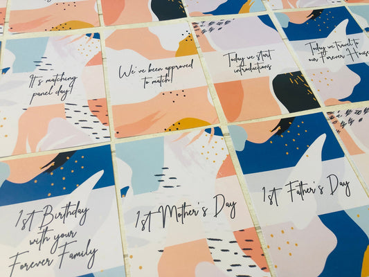 Tropicana Adoption Milestone Cards