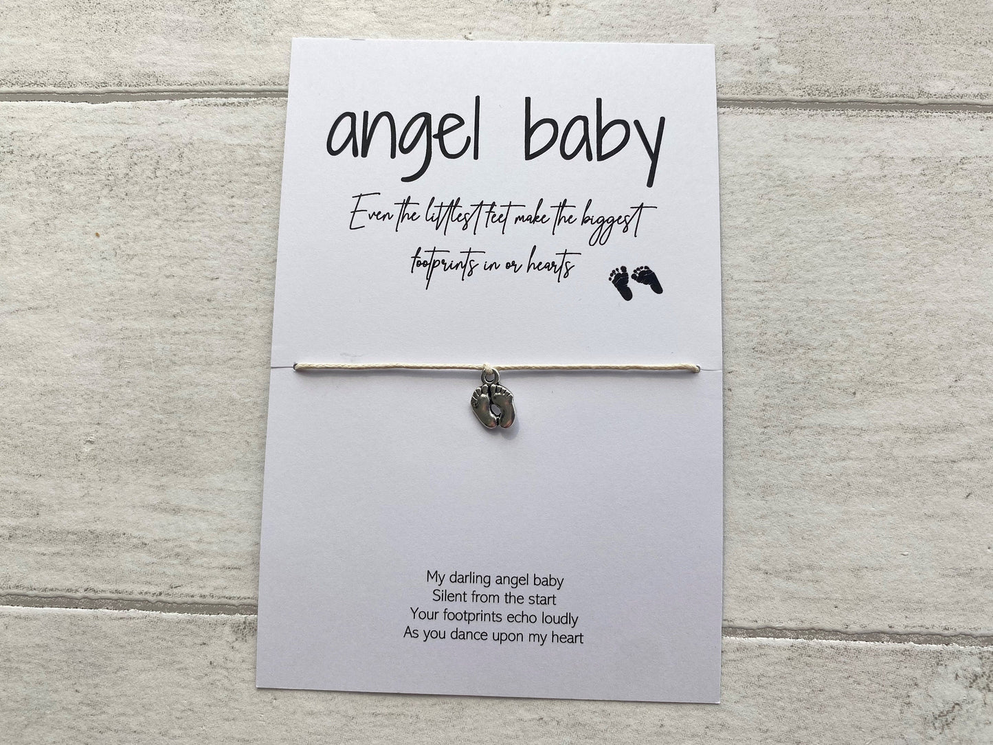 Angel Baby Remembrance Card for Pregnancy Loss or Miscarriage Keepsake Gift