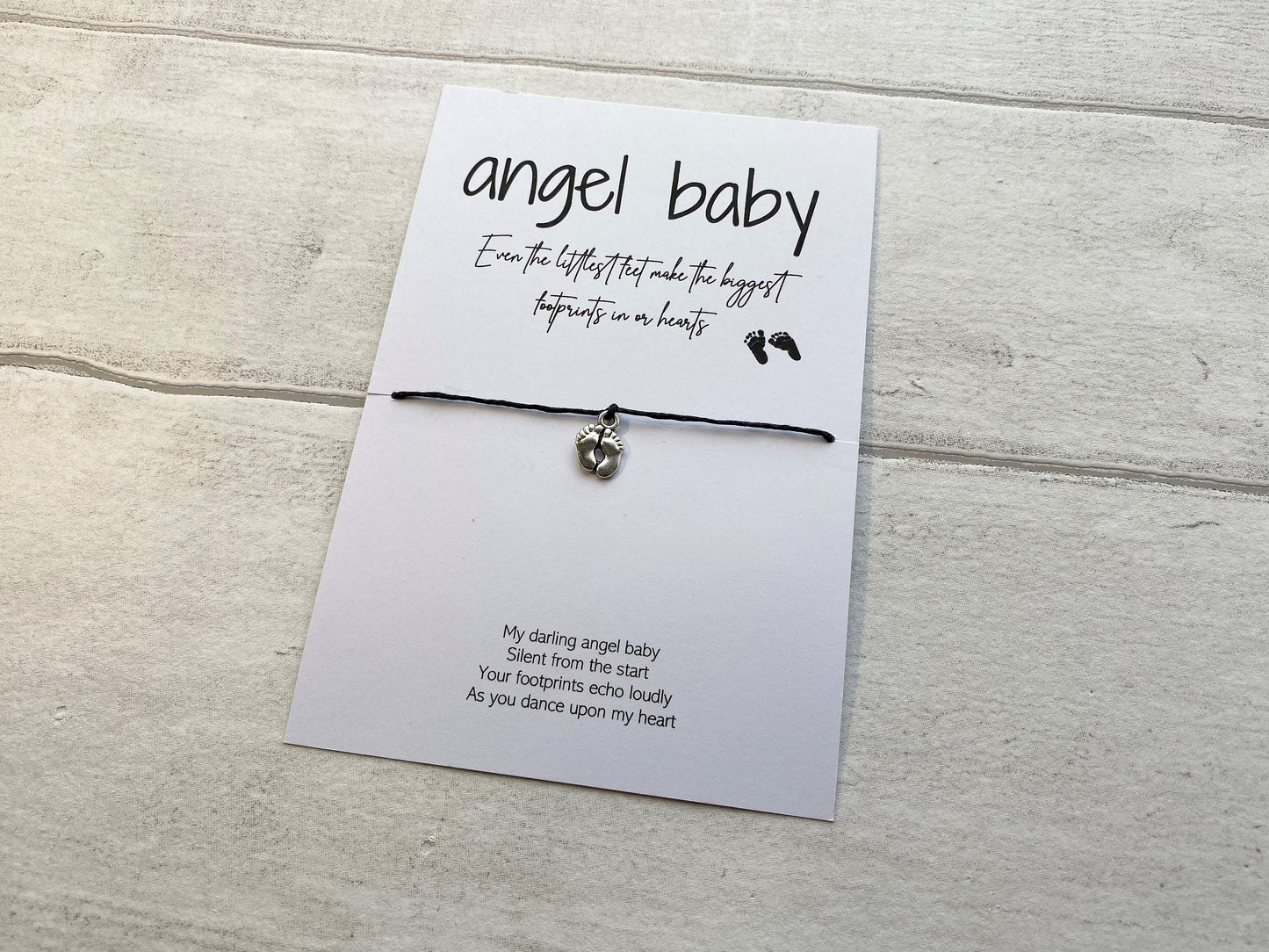 Angel Baby Remembrance Card for Pregnancy Loss or Miscarriage Keepsake Gift