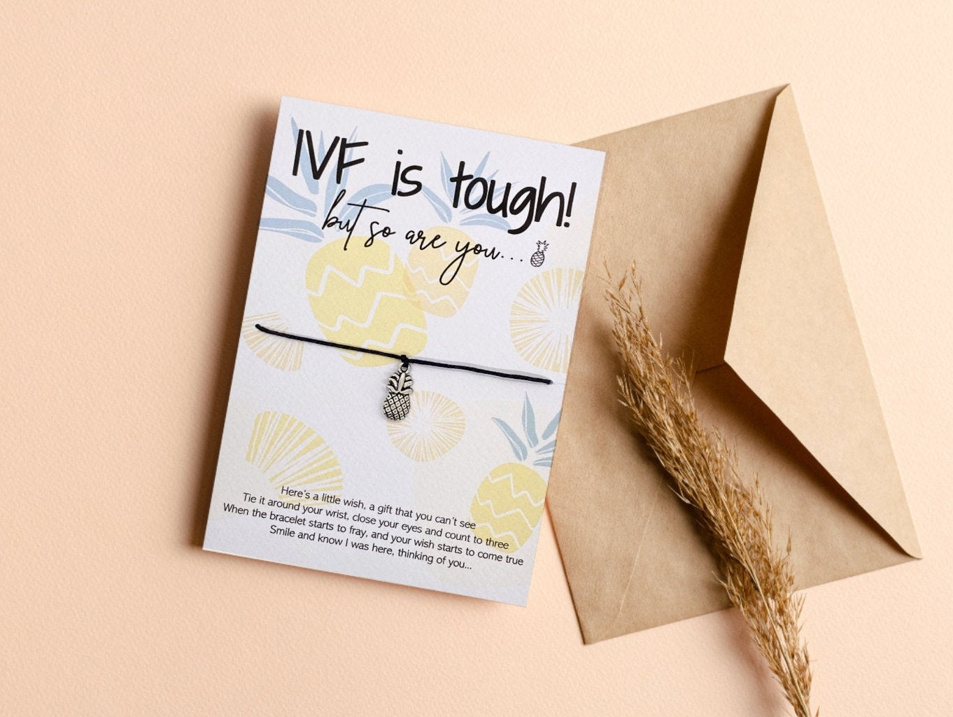 IVF is tough - Pineapple IVF Wish Bracelet