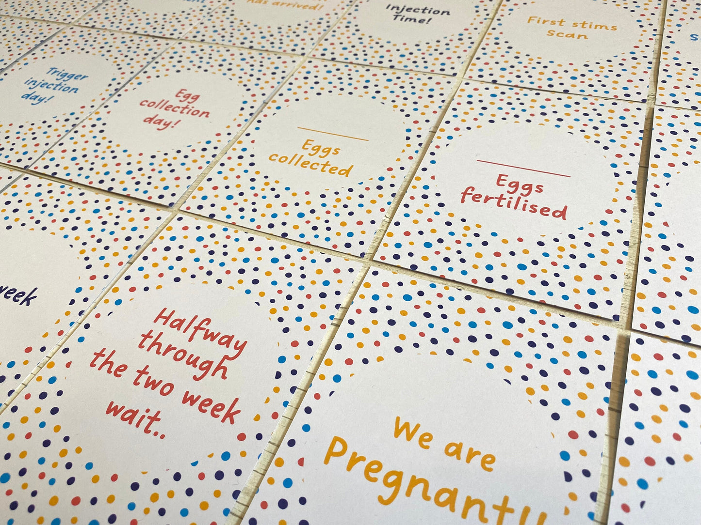 Dotty IVF IUI ICSI Milestone Cards