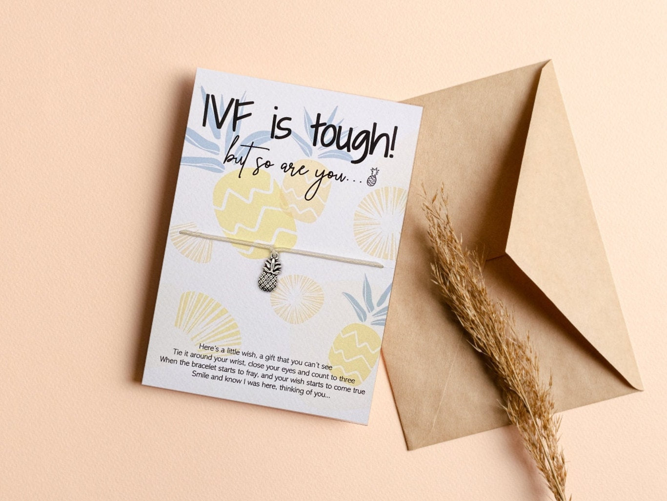 IVF is tough - Pineapple IVF Wish Bracelet