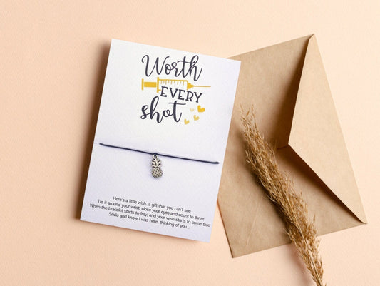 IVF Fertility Wish Bracelet - Inspirational Gift for Hope and Strength