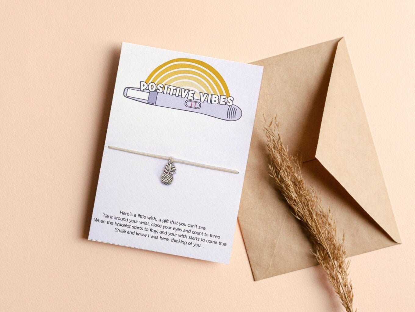 'Positive Vibes' IVF Wish Bracelet