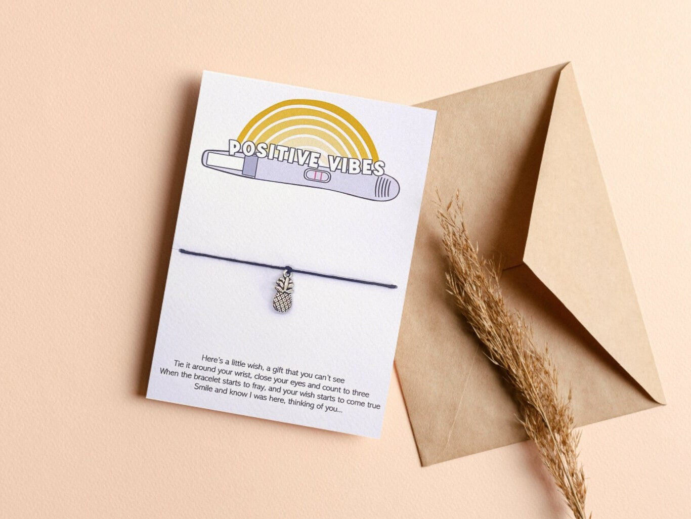 'Positive Vibes' IVF Wish Bracelet