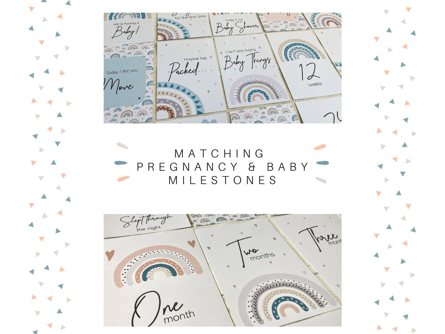 Rainbows IVF IUI ICSI Milestone Cards