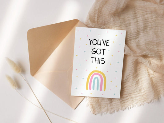 You've Got This,  Friendship Card: Support for Cancer, Infertility, Surgery & Tough Times
