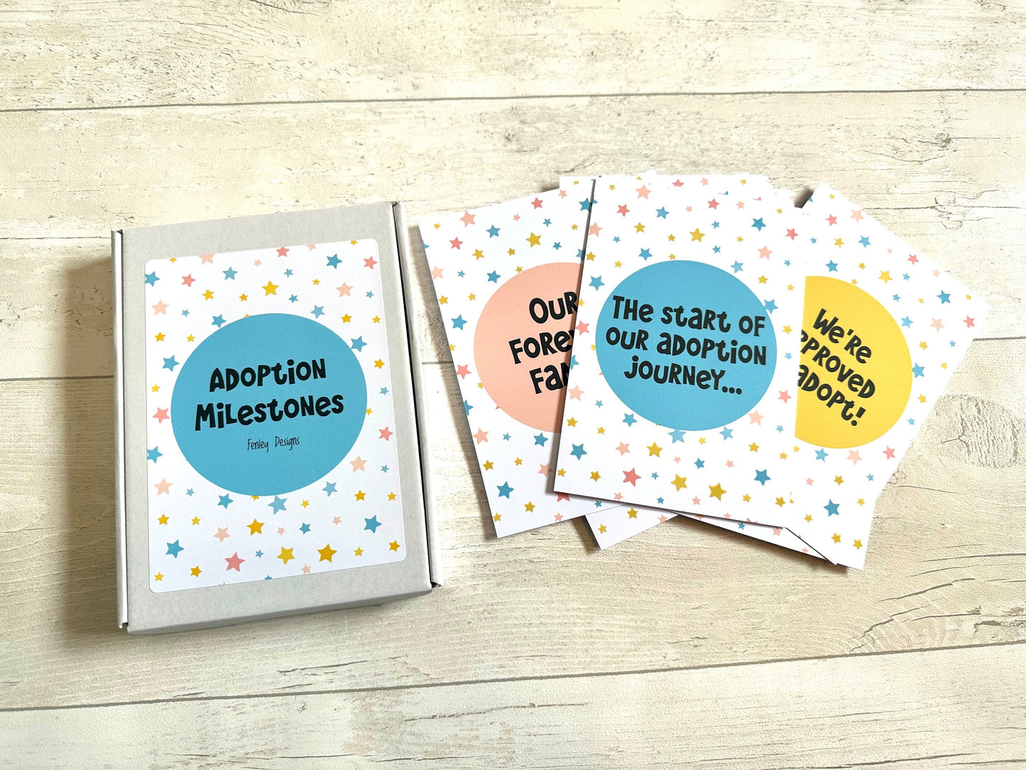 Stars Adoption Milestone cards