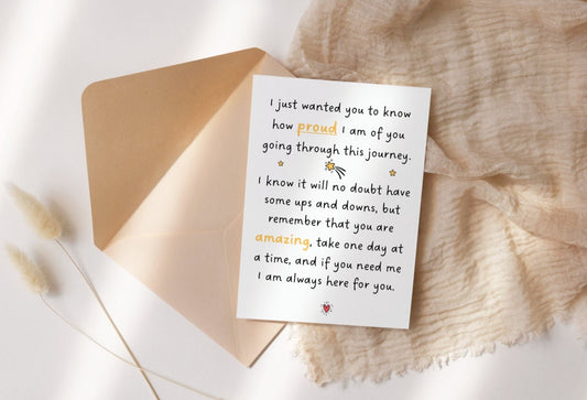 Proud of You Greeting Card