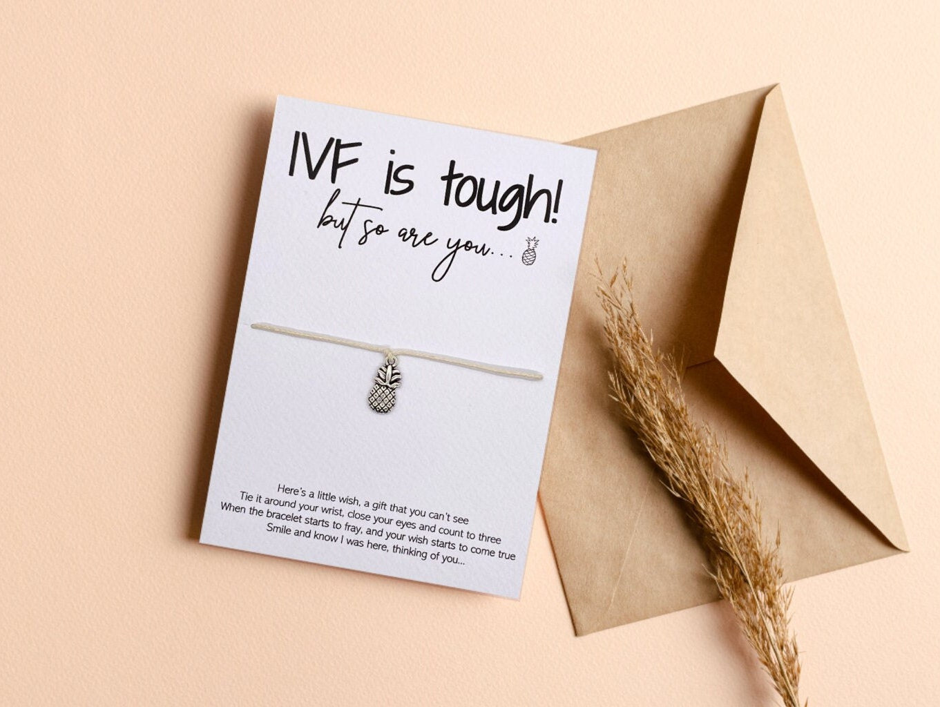 IVF is Tough - IVF Bracelet Wish Bracelet