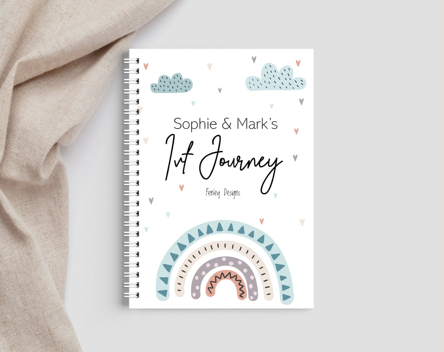 Personalised Rainbow IVF Fertility Journal
