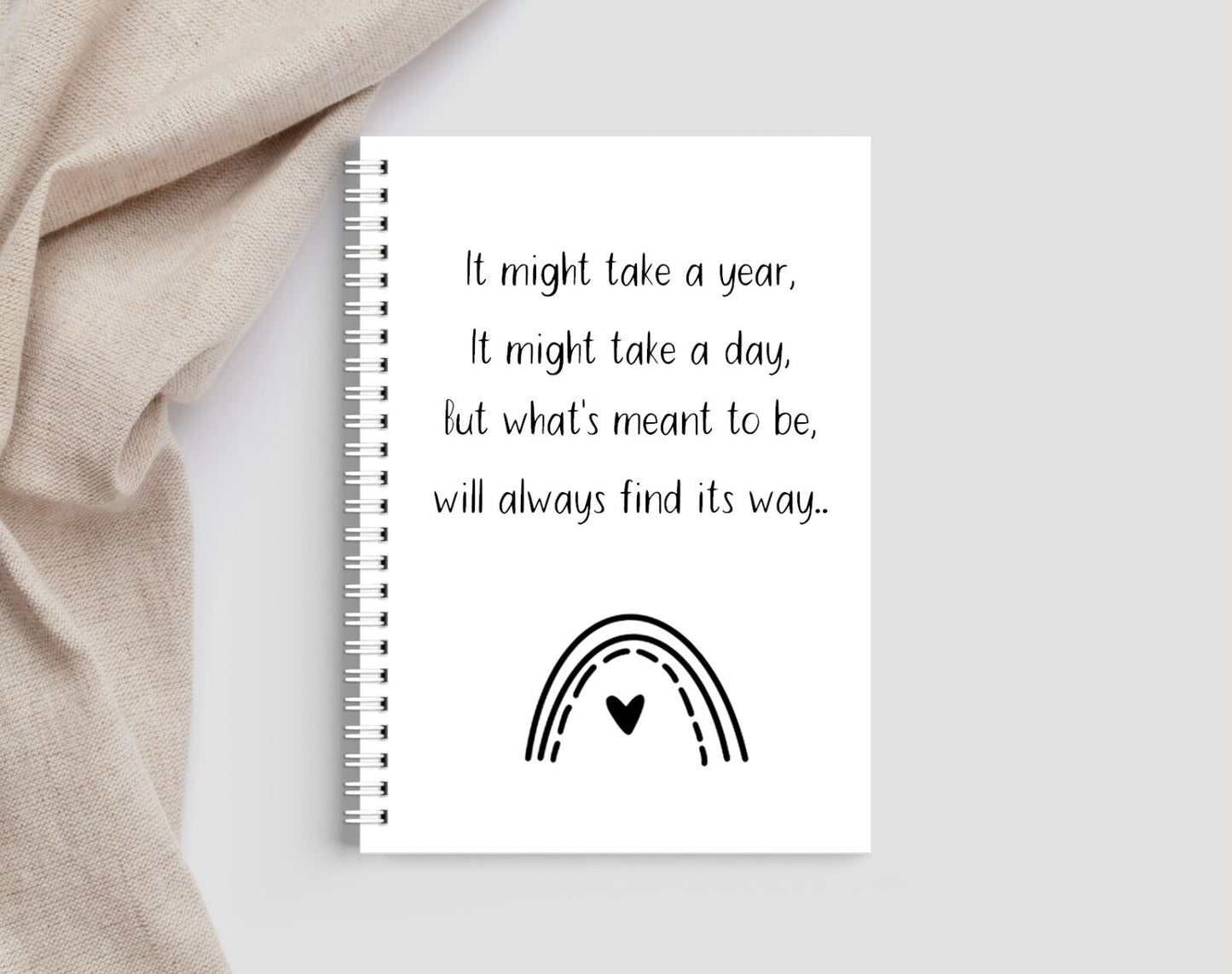 Personalised Rainbow IVF Fertility Journal