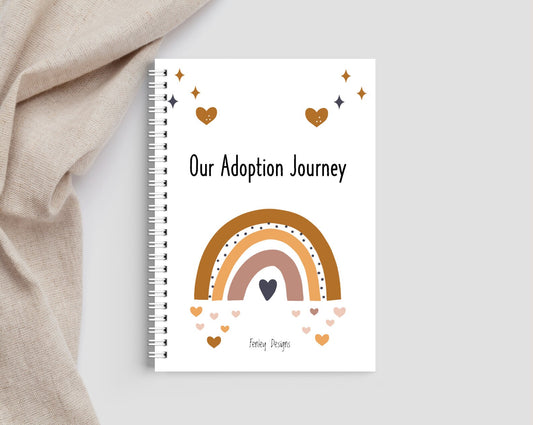 Boho Rainbow Adoption Journal