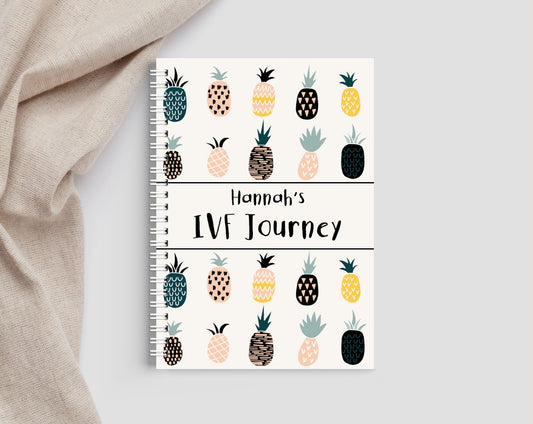 Personalised Pineapple IVF Fertility Journal