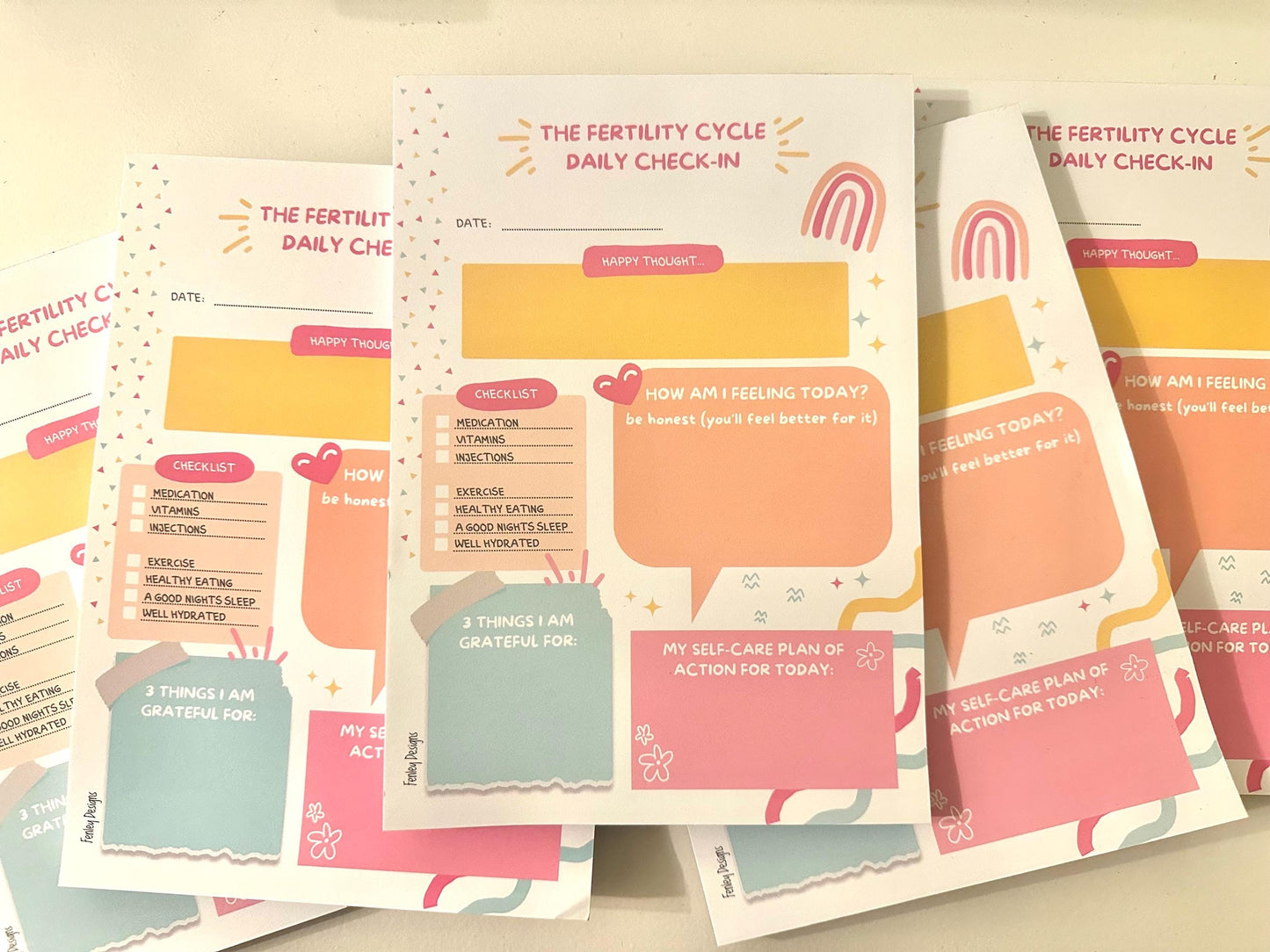 IVF Daily Journal Planner for Fertility Tracking and Positive Journey