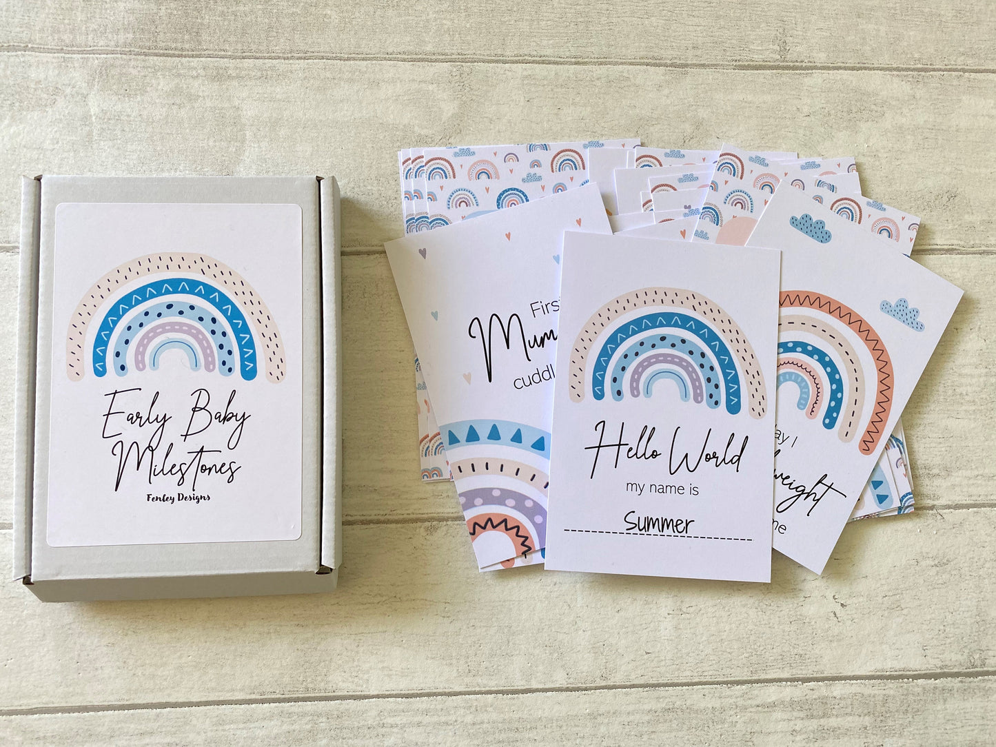 Preemie Milestone Cards - Perfect Gift for Early Babies in NICU