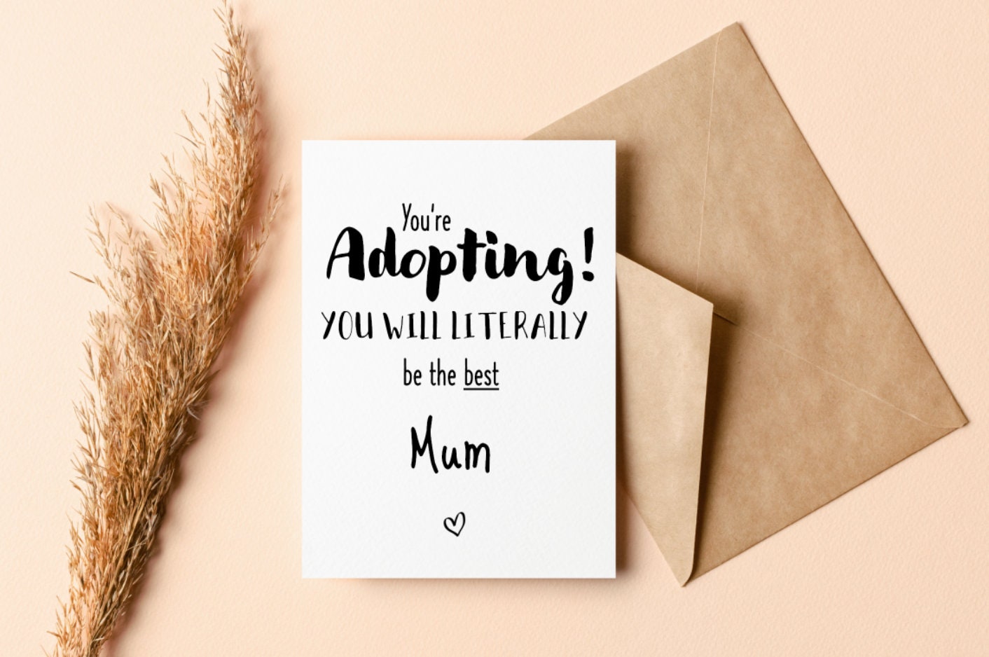 Adoption Card for Mum - Forever Family Greeting Card
